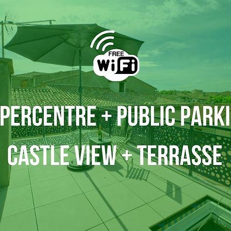 شقة Mon Toit Carcassonnais •Hypercentre •Terrasse •Vue قرقشونه المظهر الخارجي الصورة