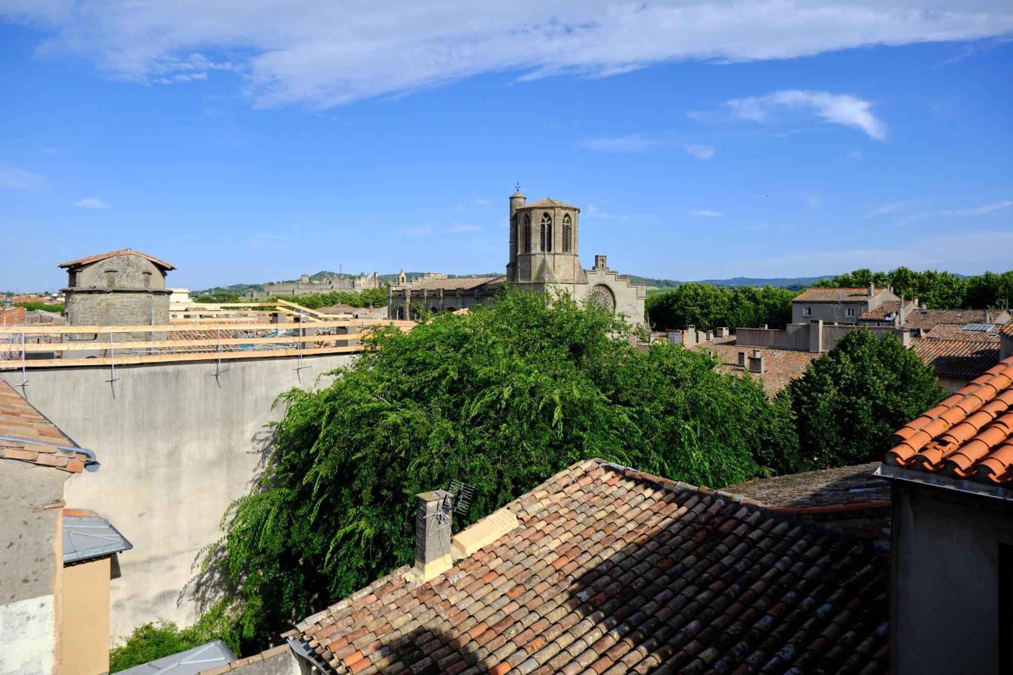 شقة Mon Toit Carcassonnais •Hypercentre •Terrasse •Vue قرقشونه المظهر الخارجي الصورة